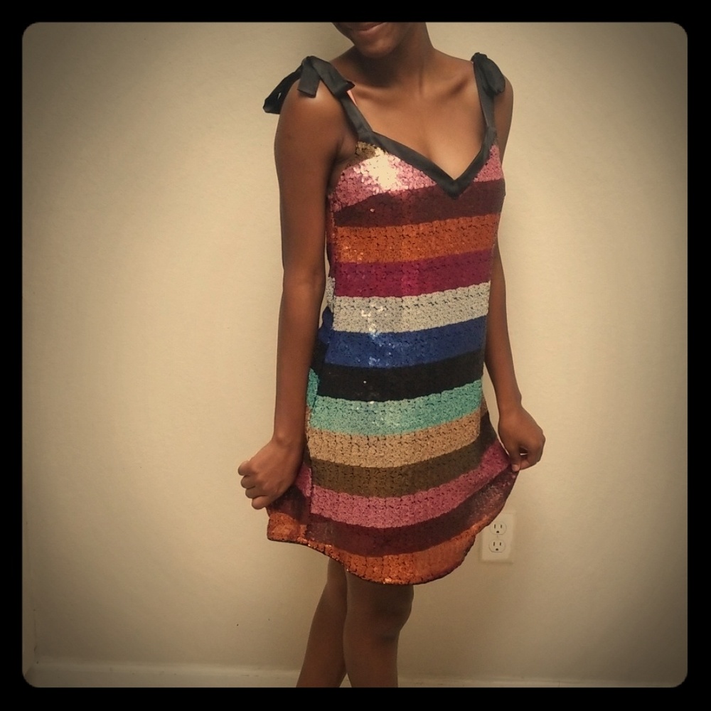 Simply gorgeous multi color dress